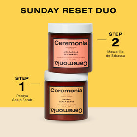 Ceremonia label and claims detail highlighting clean ingredients