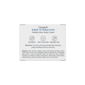 Cetaphil before and after skin texture visual showing improved hydration benefit