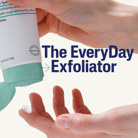 Cetaphil before and after arms showing reduced bumps and improved skin texture