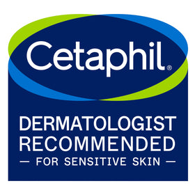 Cetaphil cream absorbing into skin demonstrating hydration and non-greasy finish