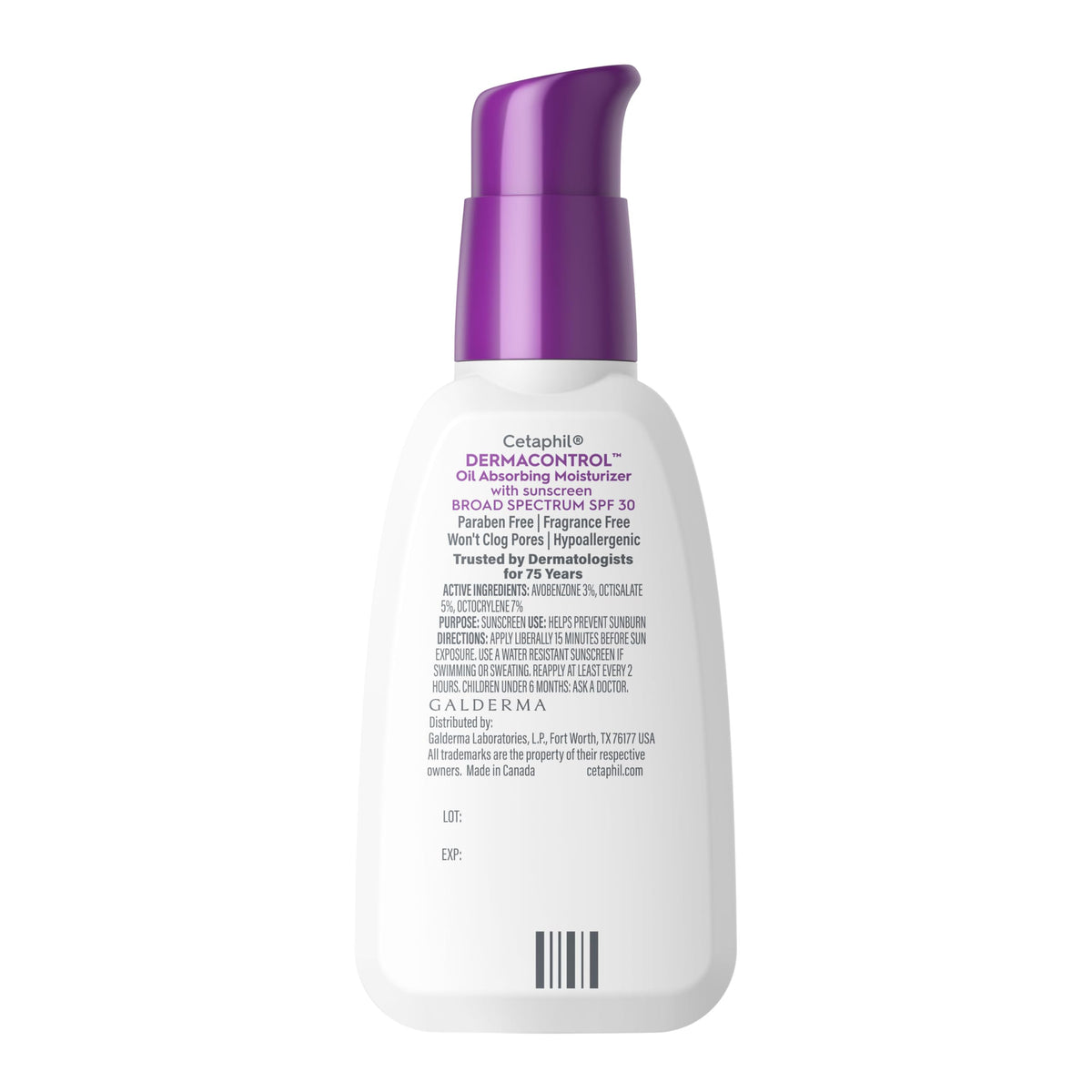 Cetaphil DermaControl in bathroom lifestyle scene for everyday routine