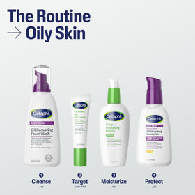 Cetaphil DermaControl matte skin result reducing shine and controlling oil