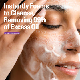 Cetaphil foam texture close-up showing lightweight lather for gentle cleanse