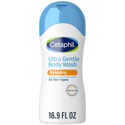 Cetaphil front packaging showing bottle and calming benefit
