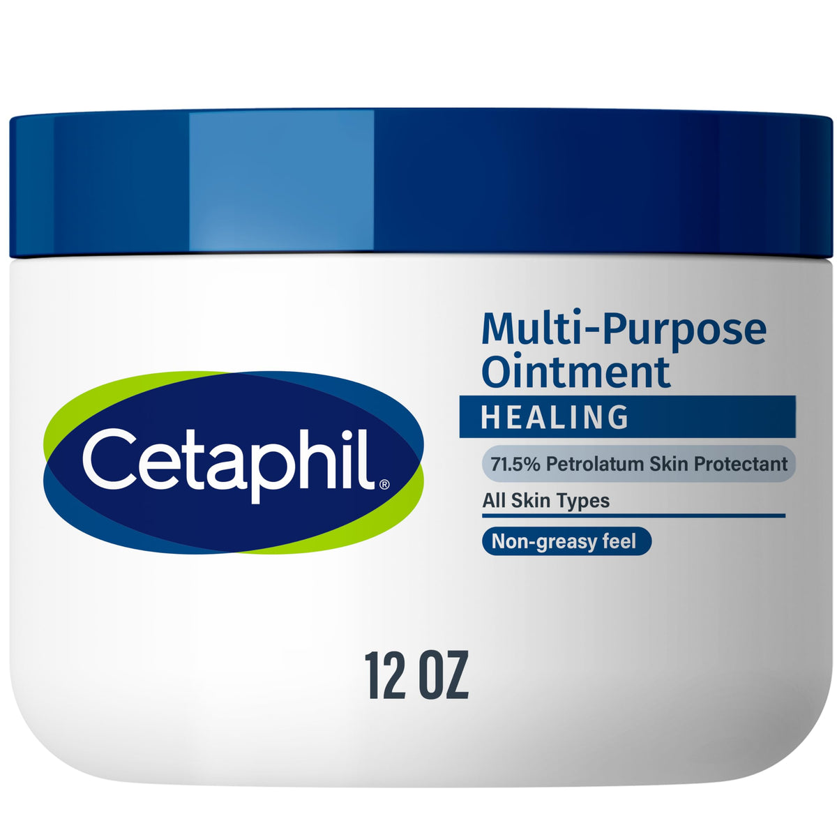Cetaphil healing ointment front jar shows clear branding and protective benefit