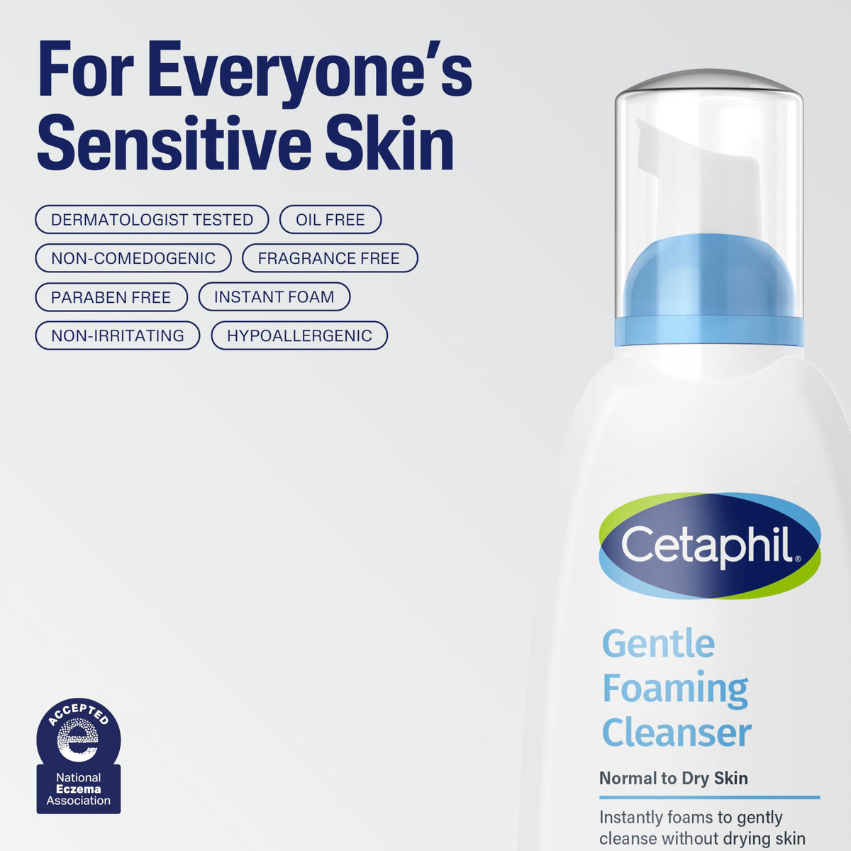 Cetaphil bottle on bathroom counter as part of daily routine