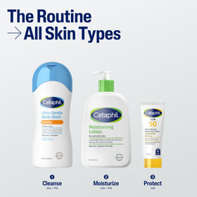 Cetaphil label close-up highlighting ingredients and clarity benefit