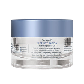Cetaphil before and after skin photo showing improved hydration benefit