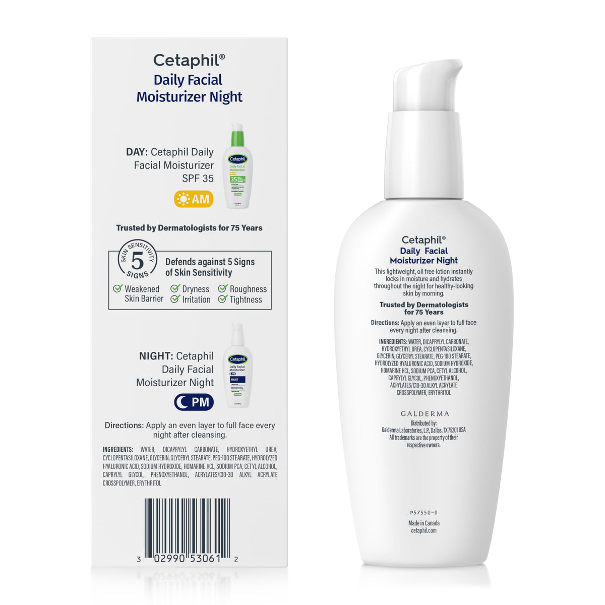 Close-up of Cetaphil moisturizer absorbed into skin showing hydrated, non-greasy finish