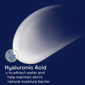 Cetaphil ingredient label detail highlighting hyaluronic acid and gentle moisturizing agents