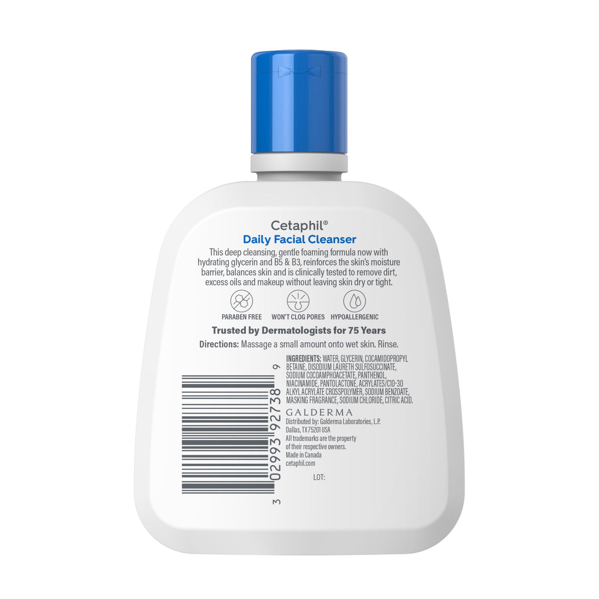Illustration of Cetaphil improving pore appearance and skin texture