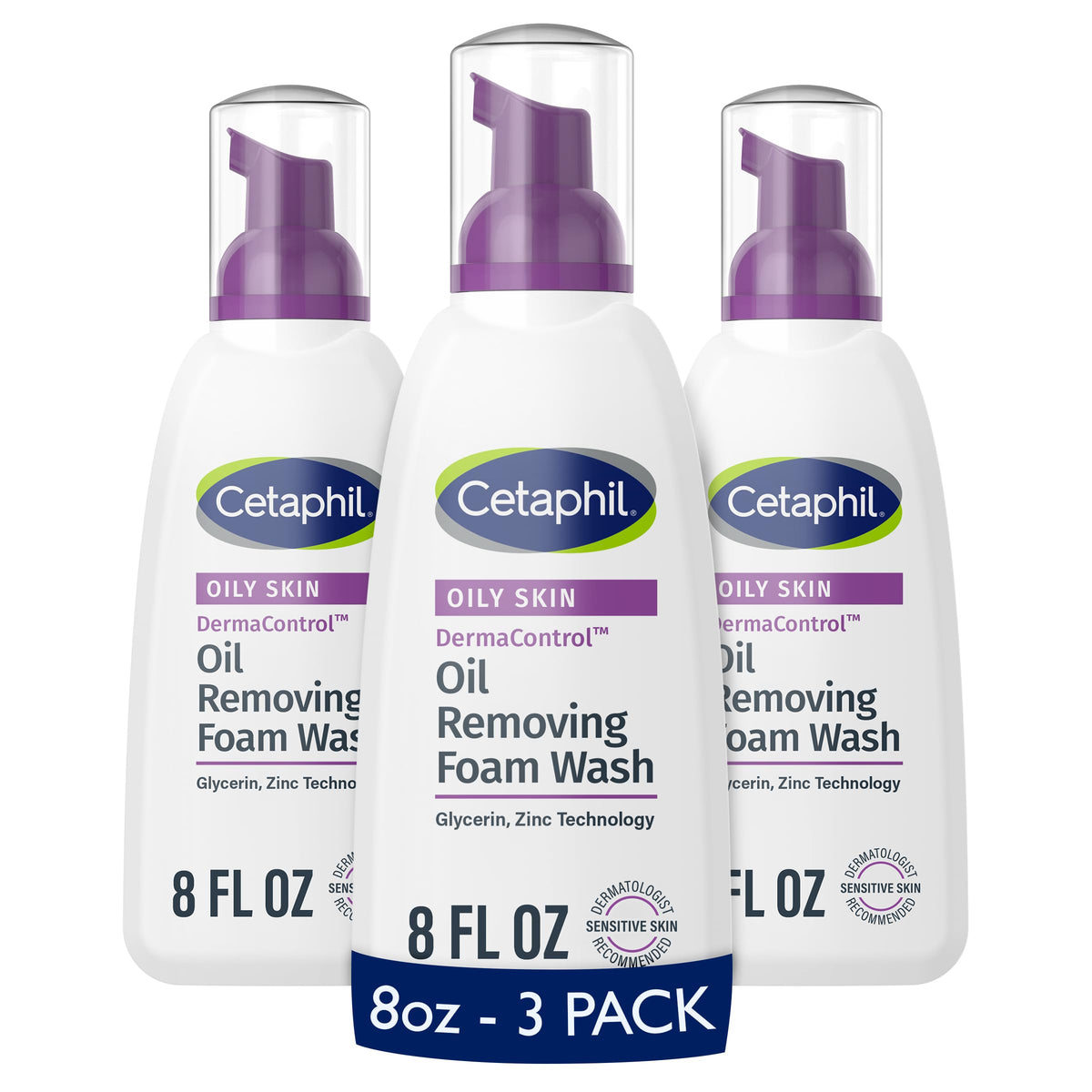 Cetaphil front packaging showing product benefits and clean design