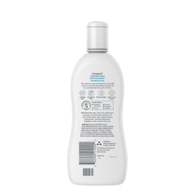 cetaphil on bathroom shelf in routine setting promoting soothing care