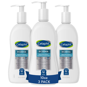 Cetaphil front packaging showing product and calming benefit