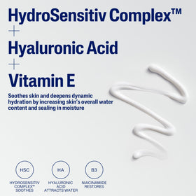 Cetaphil ingredients label including hyaluronic acid and vitamins for informed choice