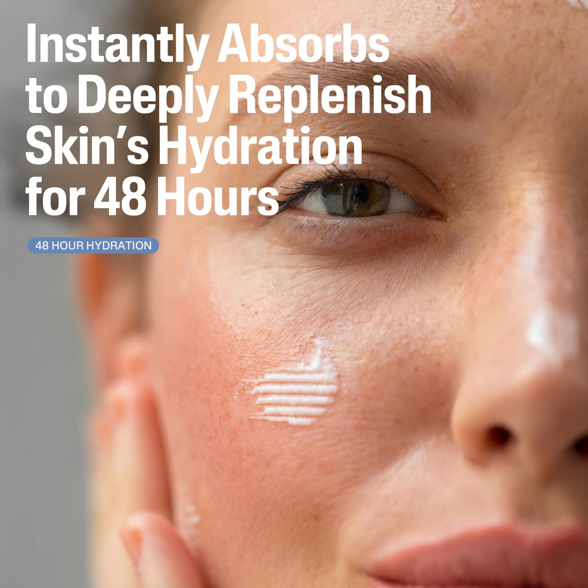 Cetaphil close-up of serum texture showing lightweight absorption and non-greasy finish