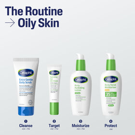 Cetaphil size comparison with a hand to show 6 fl oz scale for travel-friendly convenience