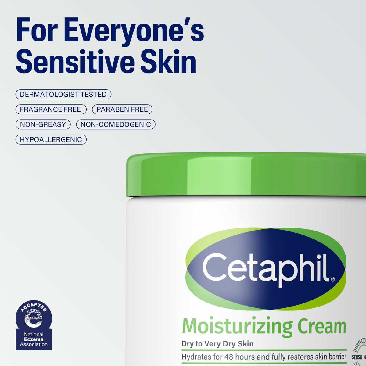 Cetaphil with sweet almond oil close detail showing nourishing emollient benefit