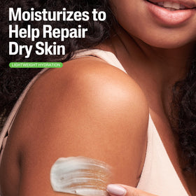 Cetaphil lotion texture on hand demonstrating fast absorption benefit
