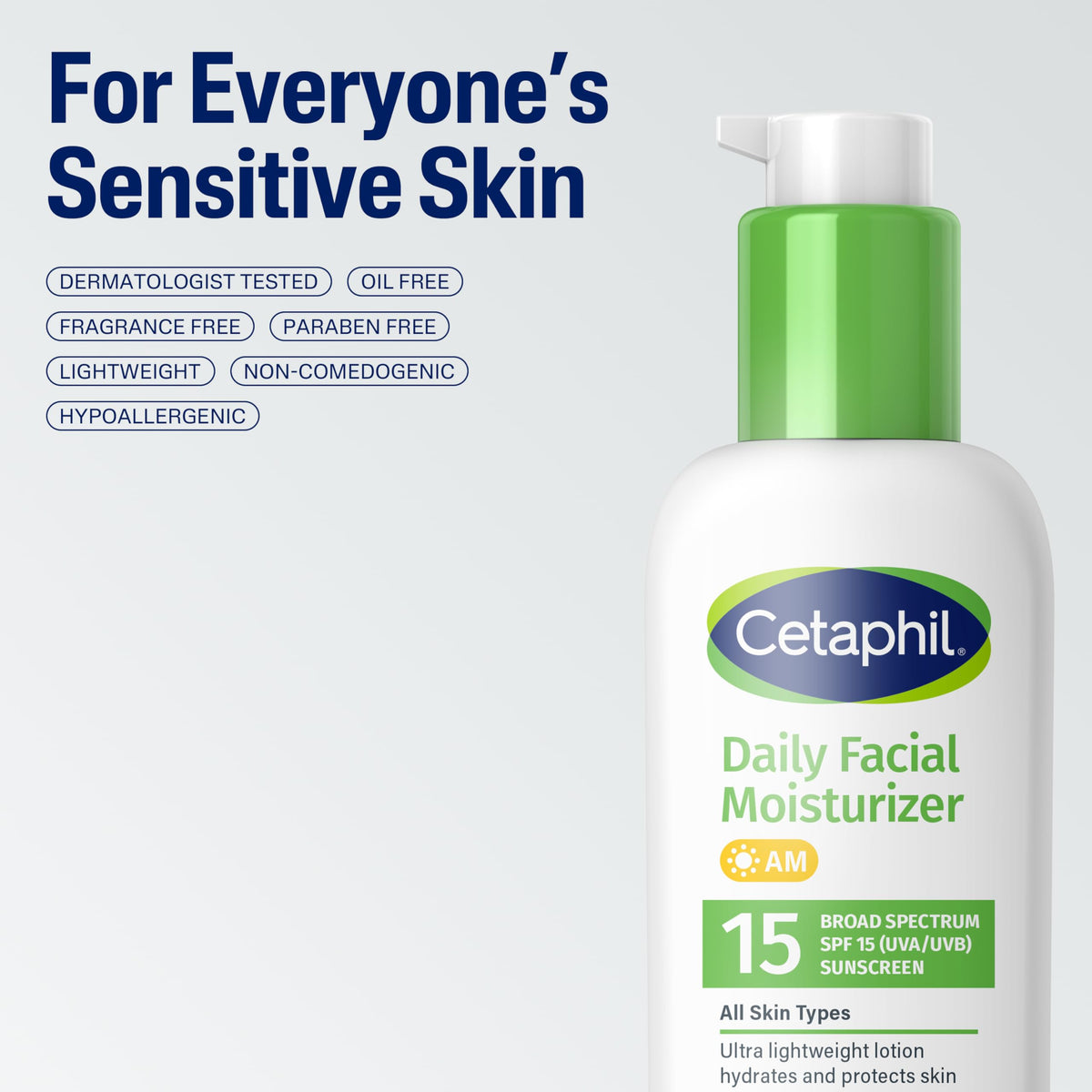 Two Cetaphil bottles together illustrating pack of 2 convenience