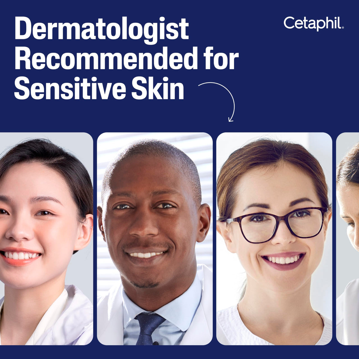 Two Cetaphil moisturizing lotions side-by-side emphasizing reliable, long-lasting hydration