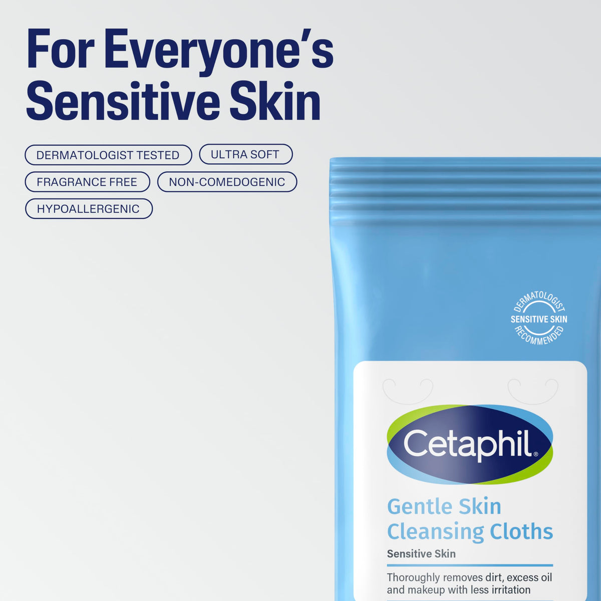 Cetaphil wipes inside gym bag showing post-workout cleansing ease