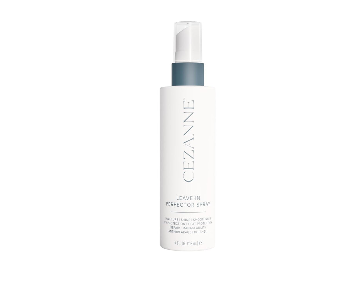 Cezanne bottle front packaging showing label and easy-spray nozzle benefit: quick application