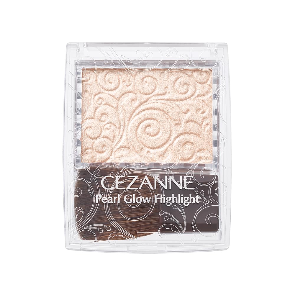 Cezanne Pearl Glow Highlight compact front view showing packaging and shade