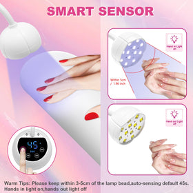 CGBE in a home manicure setup demonstrating cordless mobility and easy styling