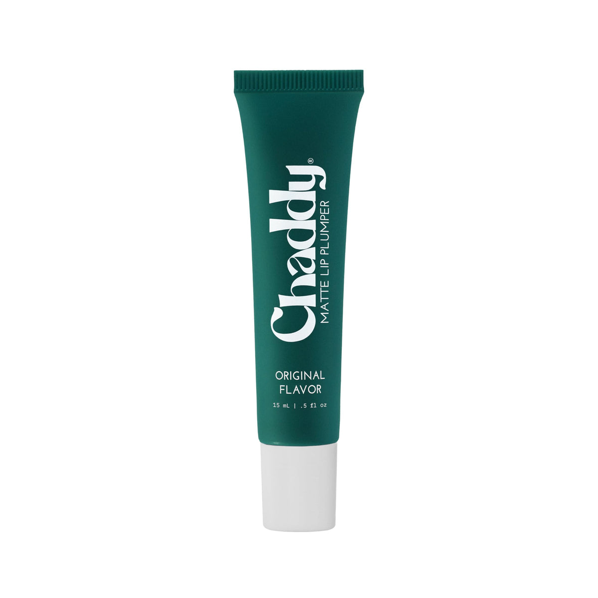 Chaddy front packaging showing compact matte plumper bottle and branding for quick identification