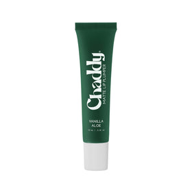 Chaddy front packaging vanilla aloe showing product tube and branding for easy identification and shelf appeal