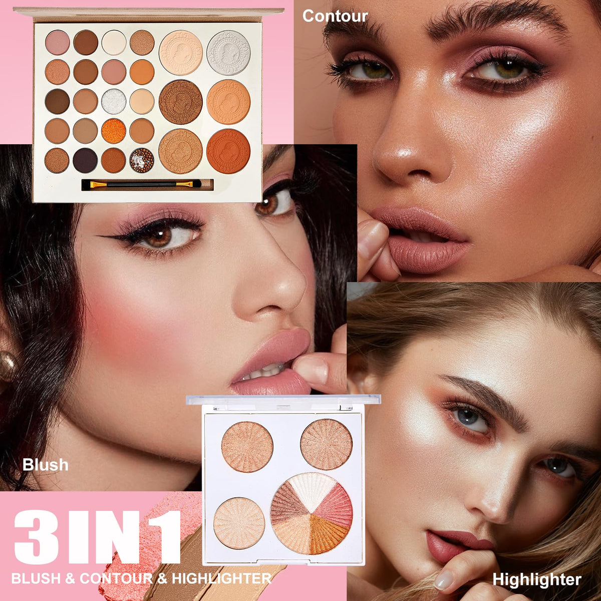 CHAFFUL kit in use during makeup application illustrating user-friendly benefit