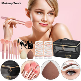 CHAFFUL lip products arrangement showing lipstick and gloss for finishing touch