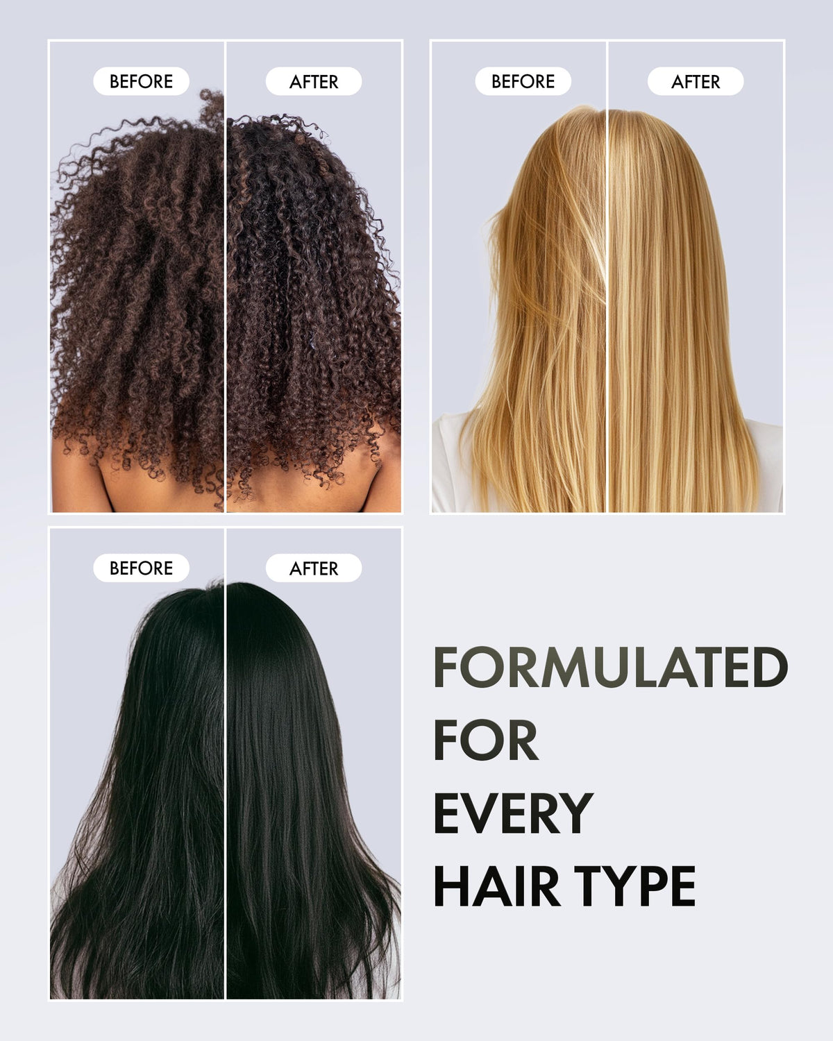 CHAHONG being applied to midlengths and ends for frizz control