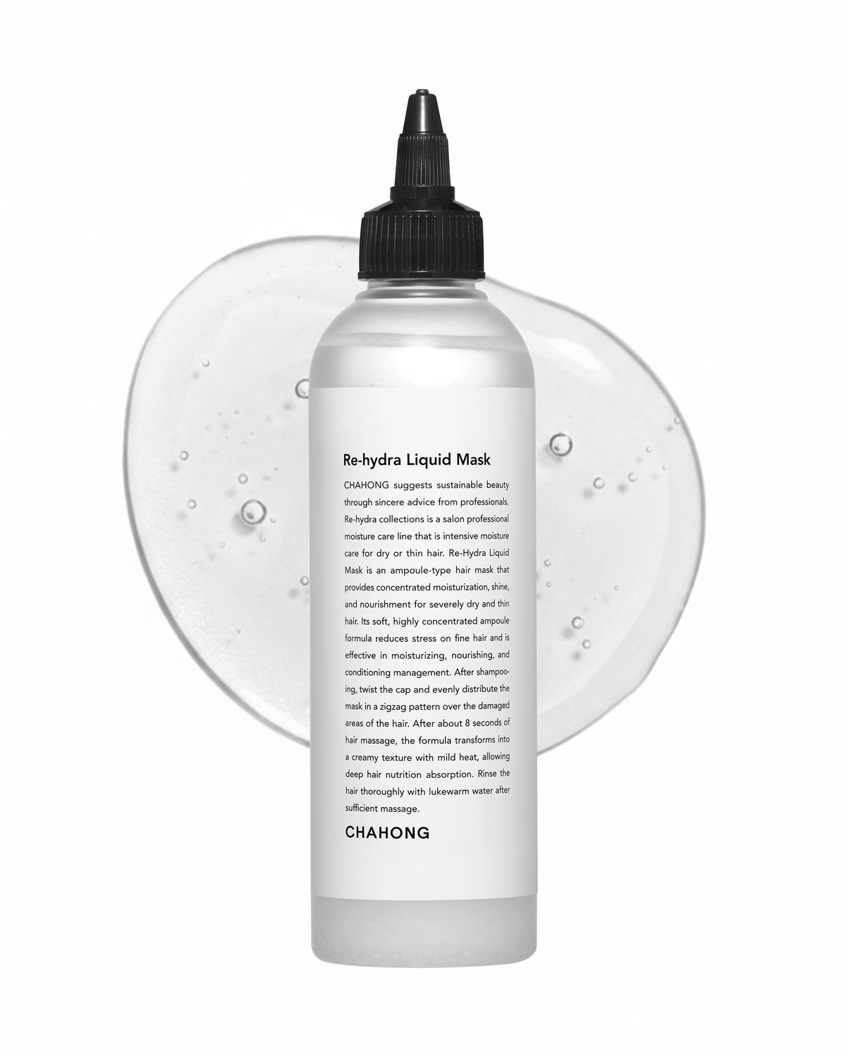 CHAHONG front bottle showing product and professional finish