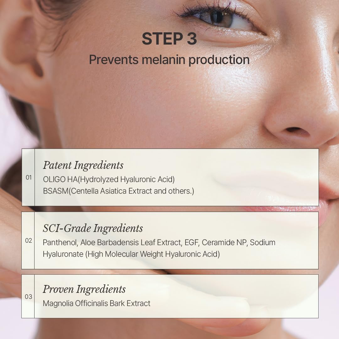 CHALLANS DE morning routine scene with ampoule under sunscreen showing layering benefit
