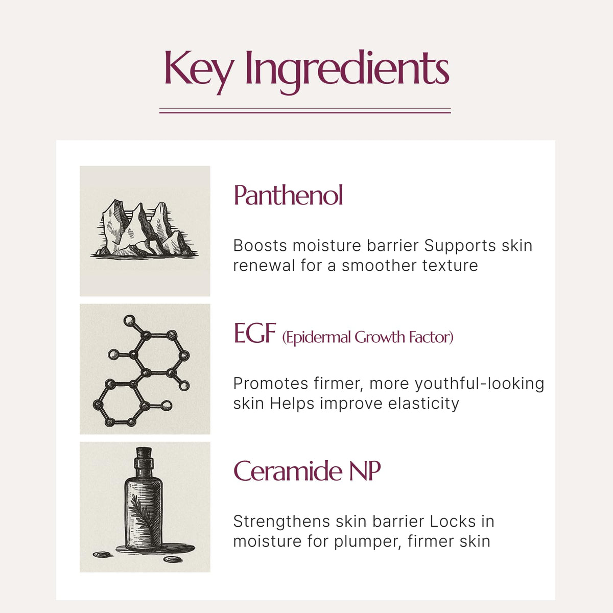 CHALLANS DE label close-up highlighting ingredients and formulation transparency