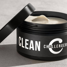Challenger matte finish after styling showing natural low-shine look