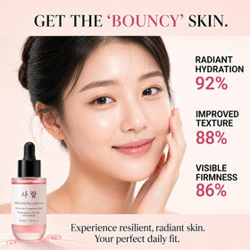 CHALTTOK serum layered under moisturizer illustrating smooth layering
