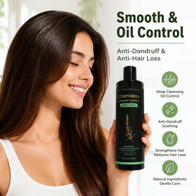 Chambelza paired with conditioner in shower for moisture retention benefit