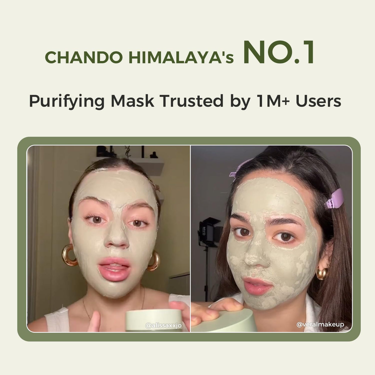 CHANDO HIMALAYA packaging label close-up highlighting hypoallergenic, fragrance-free benefit