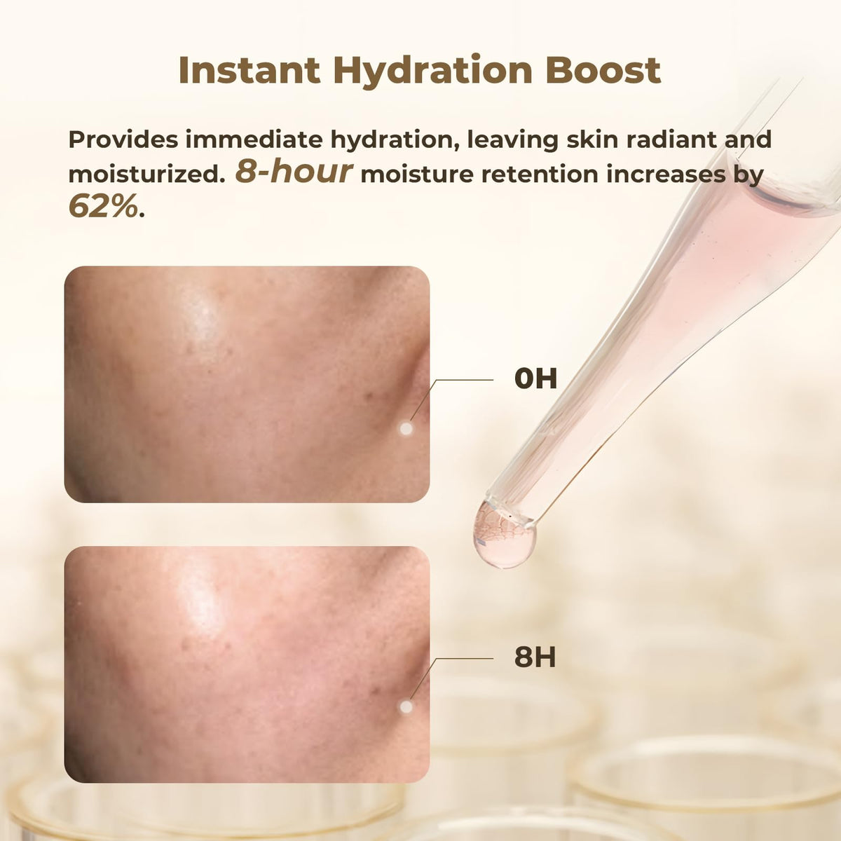CHANDO HIMALAYA pump dispensing clear essence demonstrating controlled application benefit
