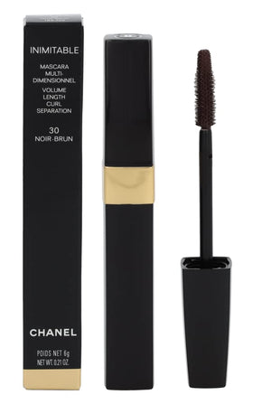 CHANEL front packaging showing shade Noir-Brun and compact benefit