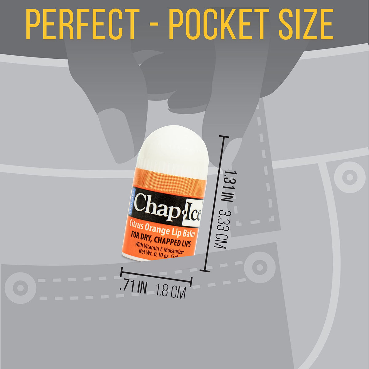 CHAP-ICE label close-up highlighting made in USA quality assurance