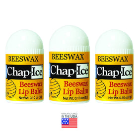 CHAP-ICE applied outdoors by a hiker showing quick moisturizing benefit