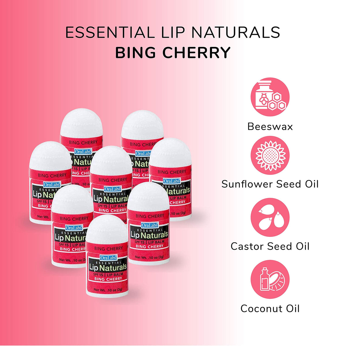 CHAP-ICE ingredients label view highlighting beeswax and coconut oil