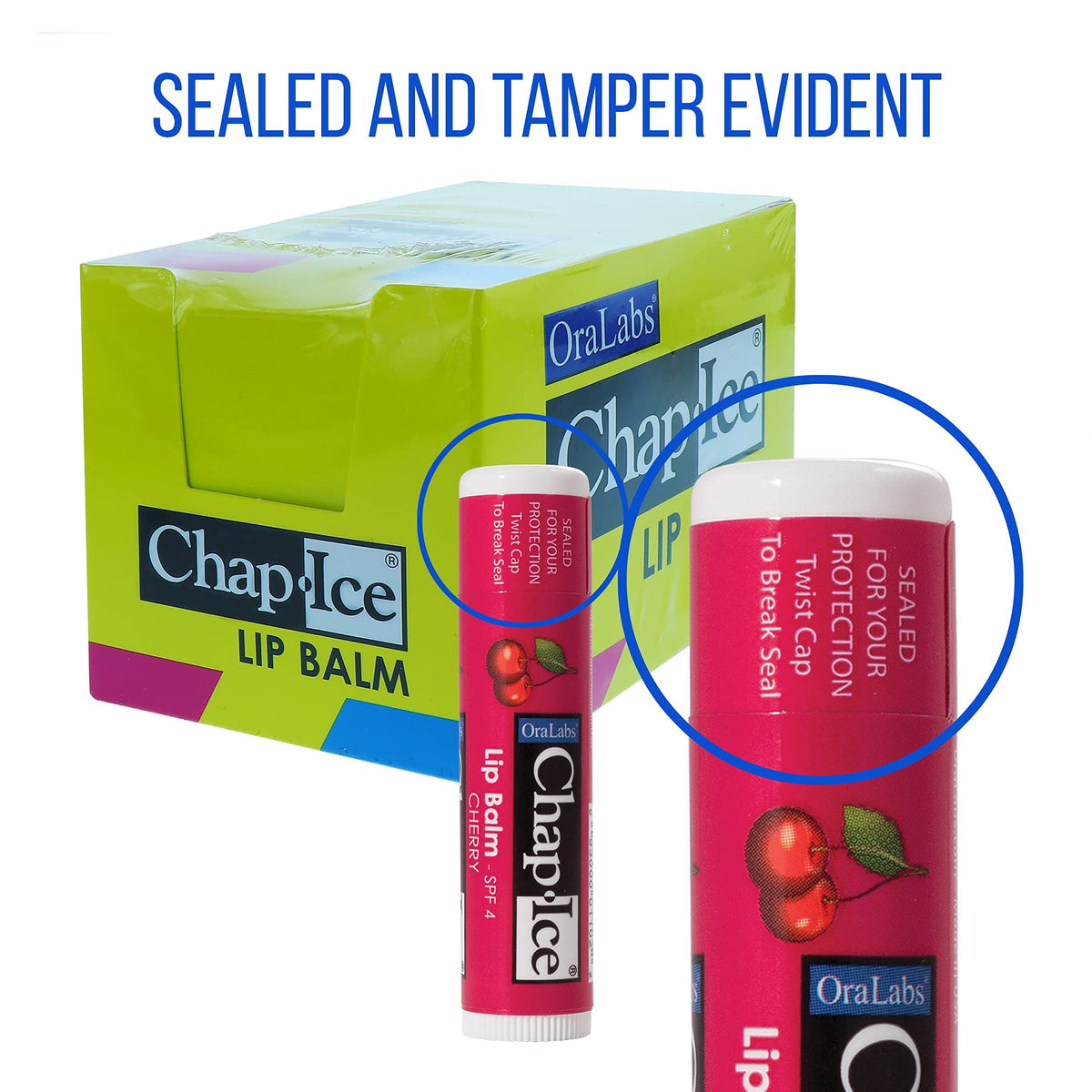 CHAP-ICE size comparison next to a hand illustrating compact, pocket-friendly benefit