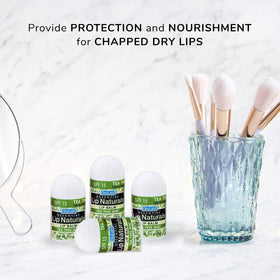 CHAP-ICE mini balms inside a travel pouch ready for a trip benefit: travel convenience