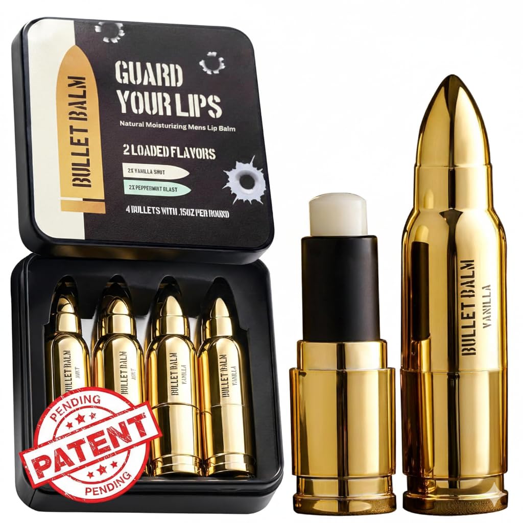 ChapChamp bullet lip balm front packaging showing rugged design and gift appeal