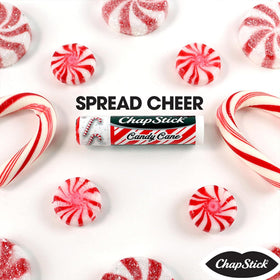 ChapStick texture swipe on hand showing ChapStick moisturizing finish
